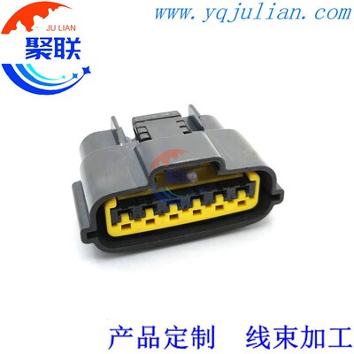 DJ7062B-2.2-21汽车线束连接器插头插件6P孔 6098-0146/6920-0082