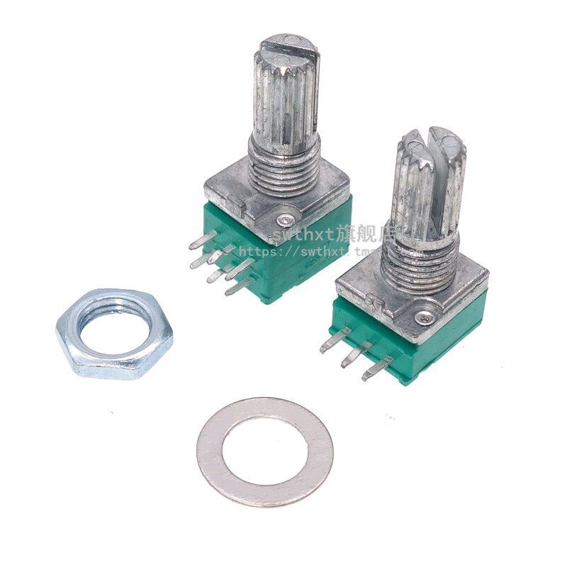 RK097N/G单联双联 B5K B10K B20K B50K B100K 音响功放密封电位器 - 实物图