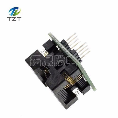 宽体SOP8 老化座 OTS-20-1.27-01 测试座 编程座 芯片座 大八脚