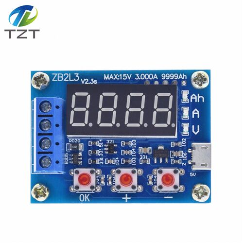 ZB2L3电池容量测试仪外接负载放电型 1.2-12V电池18650等容量测试