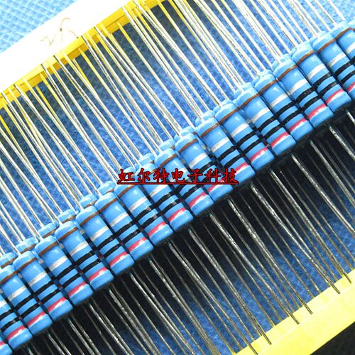 3W金属膜电阻 3Ws色环电阻 2R 2 2欧 1% 台产铜脚 100只18元