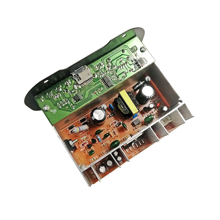 车载大功率汽车发烧级低音炮功放板插卡USB带遥控12V24V220V通用
