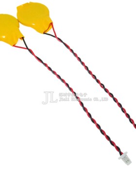 CR2032电池 3V 线长90MM 带线纽扣电池 焊线电池 1.0mm插头