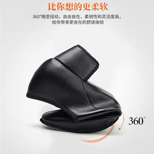 2026新款皮面拉丁舞鞋超纤室内成人交谊舞蹈鞋软底中跟水兵摩