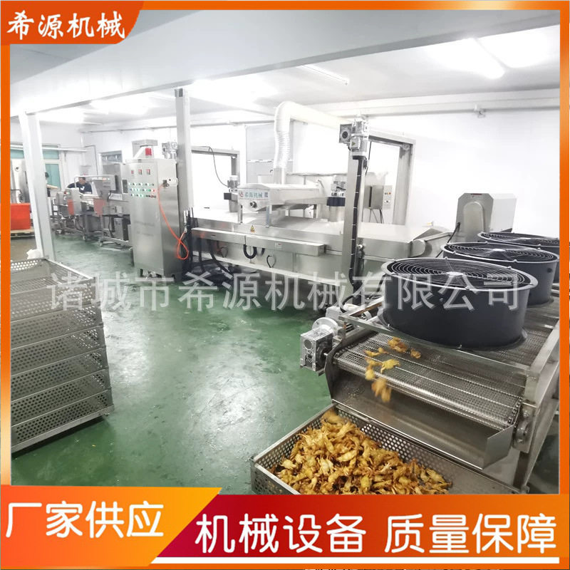 24款挂糊排骨油炸机 炸黄河大鲤鱼油炸生产线 开背鱼油炸线连续式