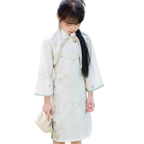 2026新款春季儿童旗袍女童春夏早秋民国风童装中国风旗袍高