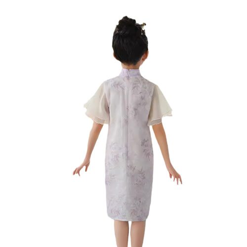 2026新款儿童旗袍女童夏季薄款复古清新优雅民国风连衣裙高