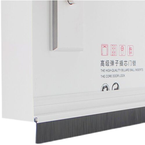 门底密封条铝合金防虫门缝挡条防尘门挡板防风堵缝隙家用毛刷条子