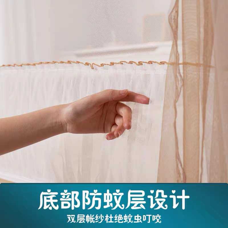 蚊帐防摔儿童加固加厚婴儿防止形床宝宝床包开门三掉款全笠u底