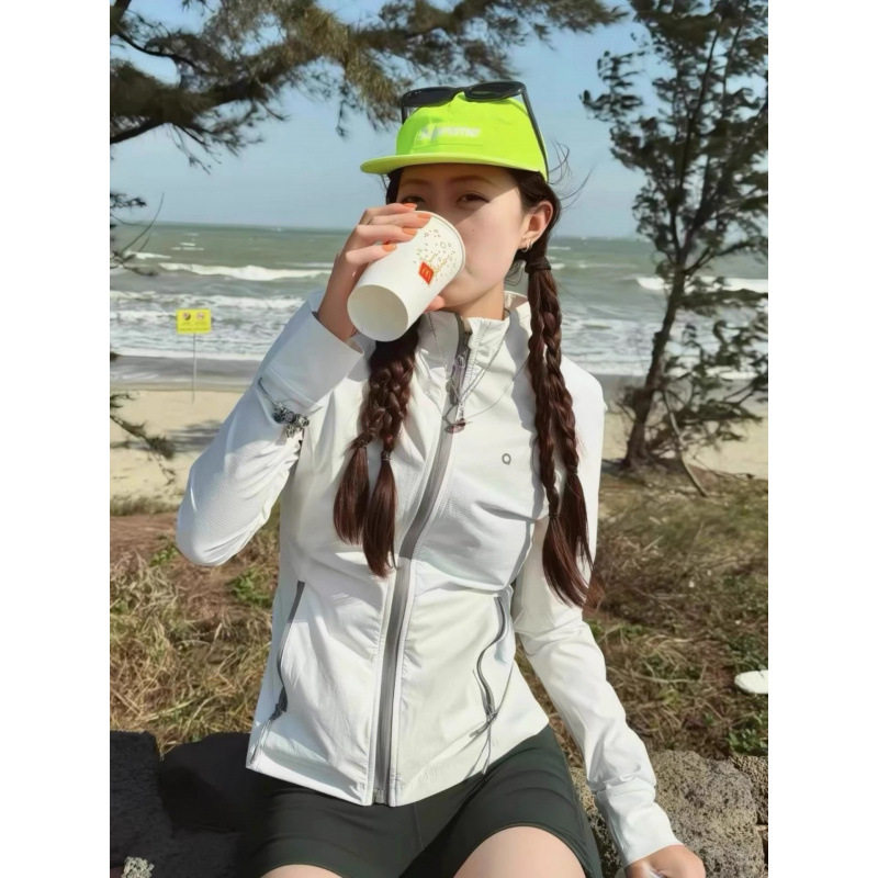 夏季轻薄透气立领显瘦防晒衣女