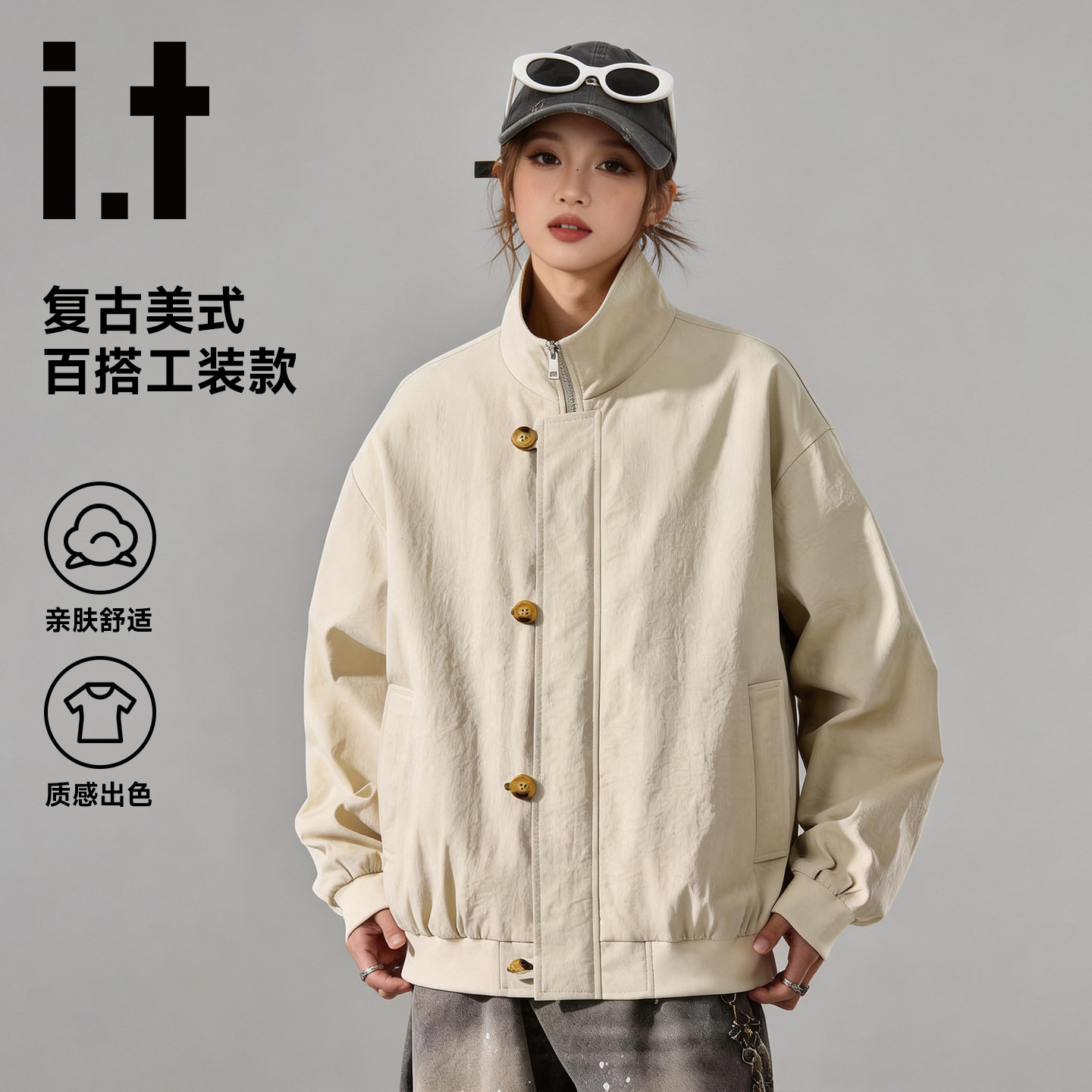 It5CM/FIVECM工装外套女
