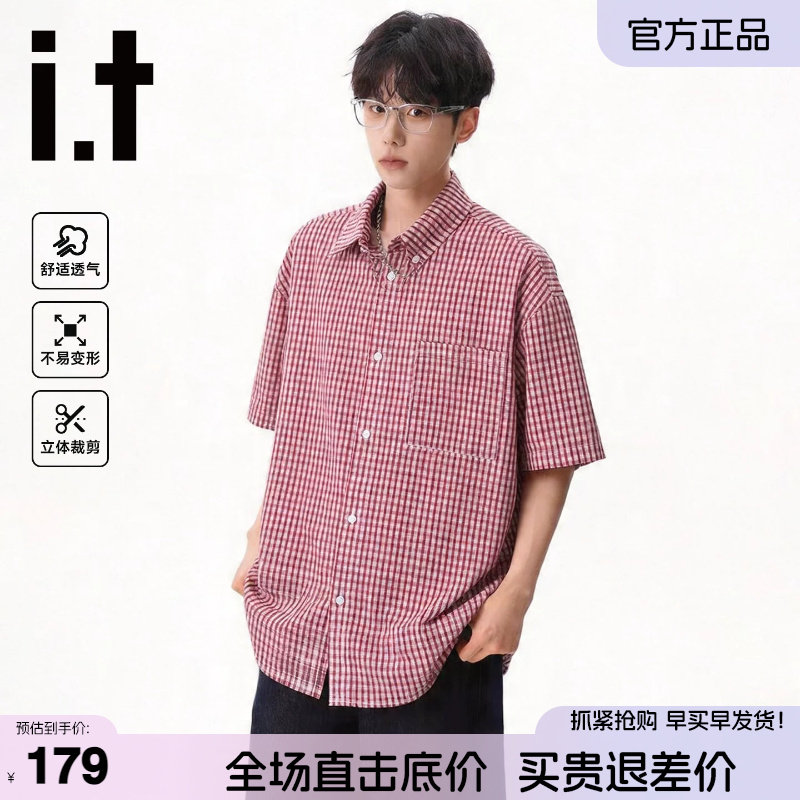 itFIVECM高智感短袖衬衫男女