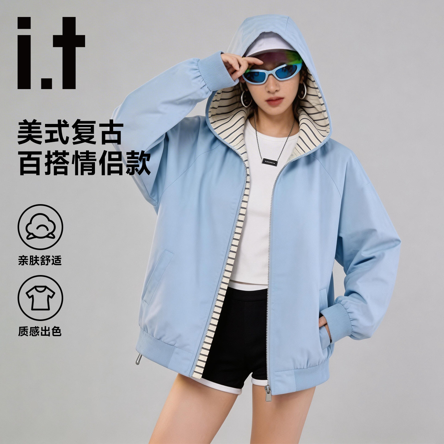 It5CM/FIVECM连帽外套女
