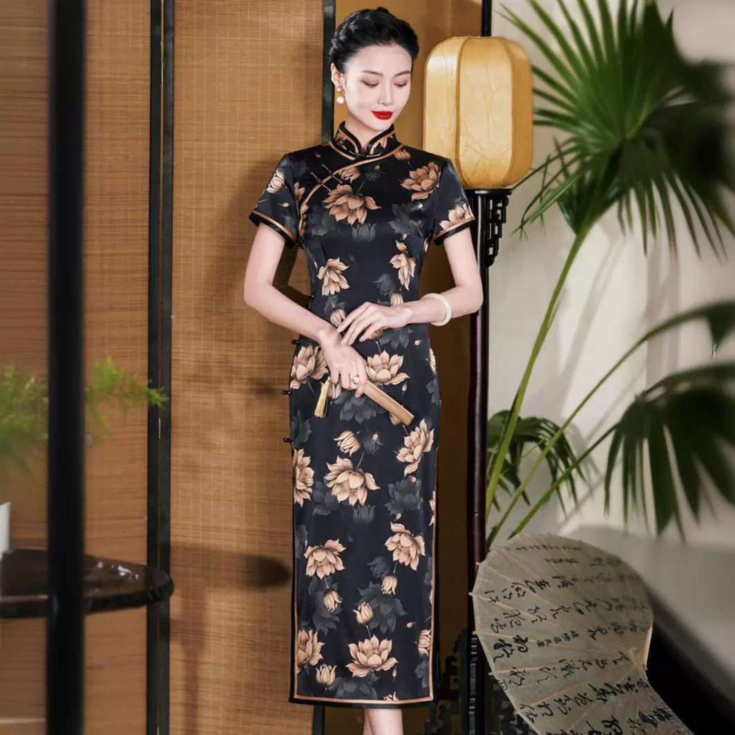 2026新款高端真丝旗袍女夏季旗袍