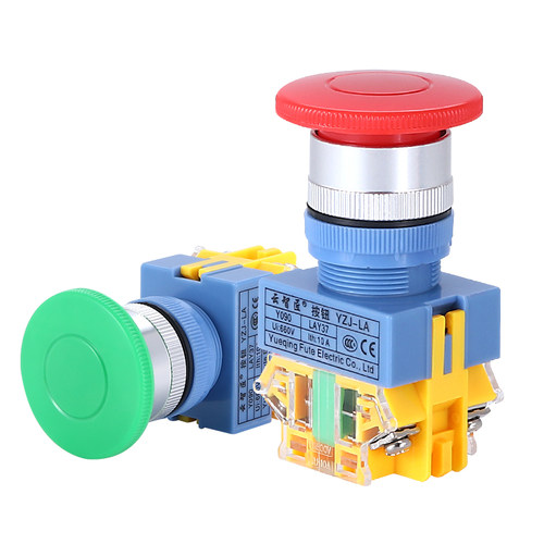 自复位LAY37-11M(PBC)Y090-11M LAY7-11M 蘑菇头按钮 22MM