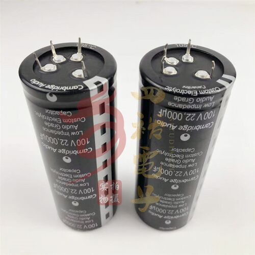 100V22000UF 22000UF63V 80V音频发烧音响功放大容量滤波电容 4脚