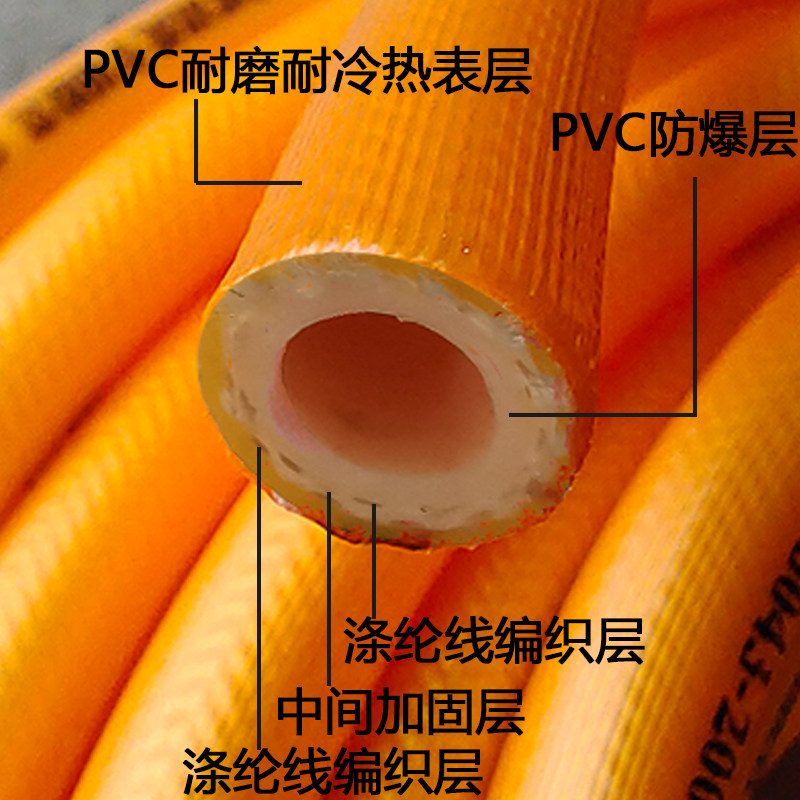 橡塑风炮管高温高压喷漆软管空压机气泵充气加气管气动扳手防爆管