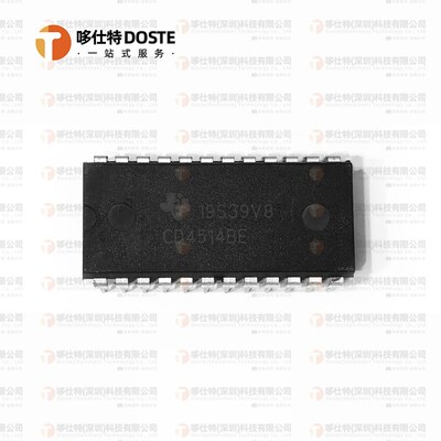 全新原装 CD4514 CD4514BE DIP24封装 逻辑芯片信号开关芯片ic