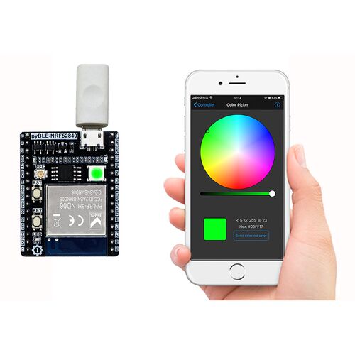 pyBLE- NRF52840核心板 低功耗蓝牙BLE物联网Micro- Python开发板
