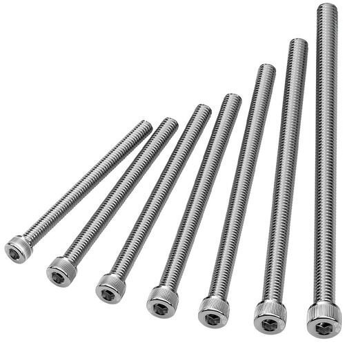 长200mm M2-M24 304不锈钢内六角螺丝钉圆柱头栓加长M6M8M10M12