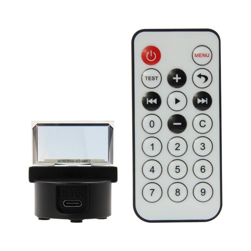 LILYGO TTV 透明屏 OLED 红外遥控 可编程桌面小电视 ESP32