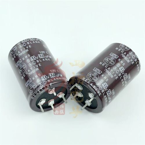 变频器电容 400V伏820微法 450v820uf 4脚电解电容 进口可直拍
