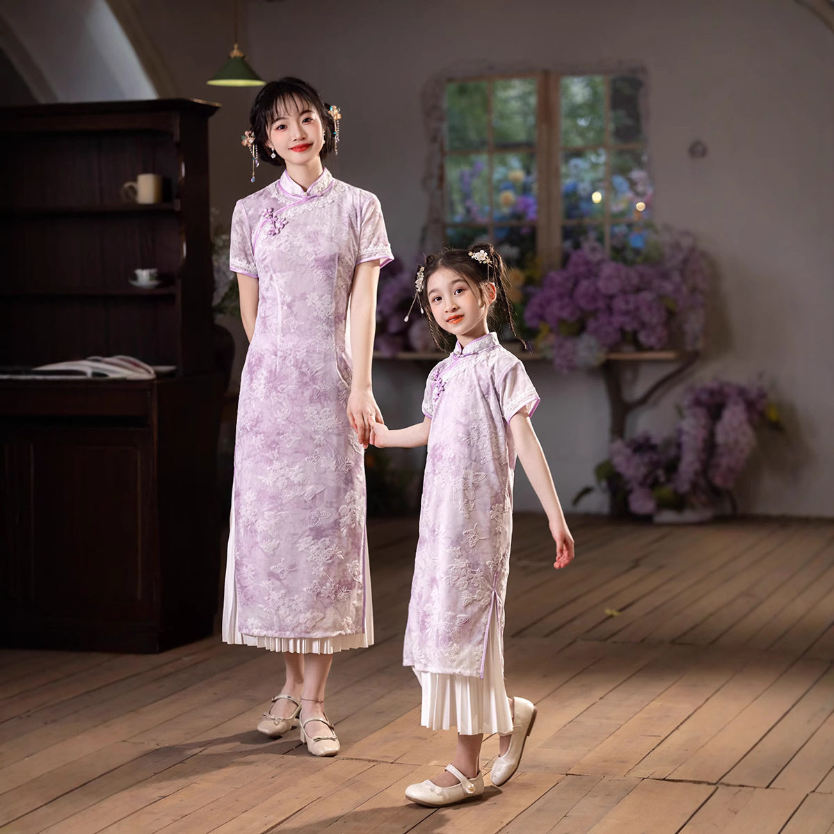 2026新款亲子旗袍母女装儿童旗袍