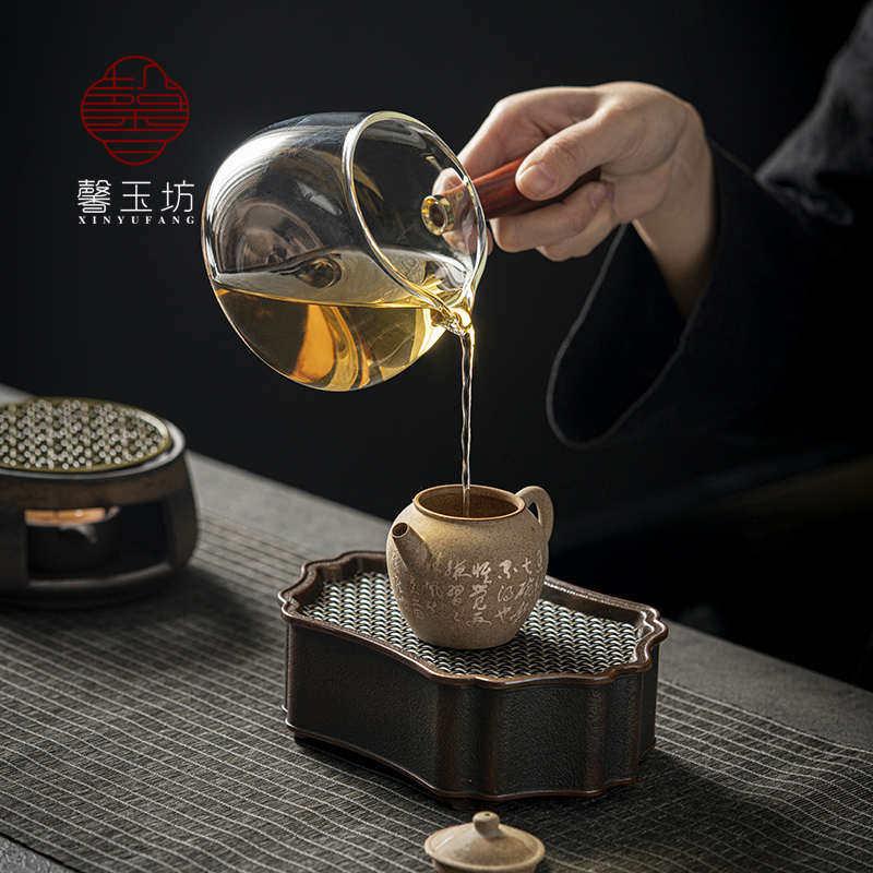 馨玉坊复古蜡烛温杯茶茶水底座陶瓷茶提香烤加热海器茶炉保温公