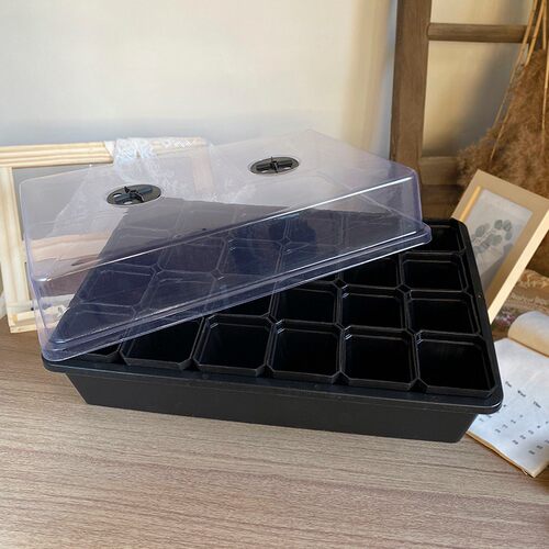 白色 多肉叶插育苗盆浸盆加厚小方盆整理框蓄水闷养多肉7cm方盆盘