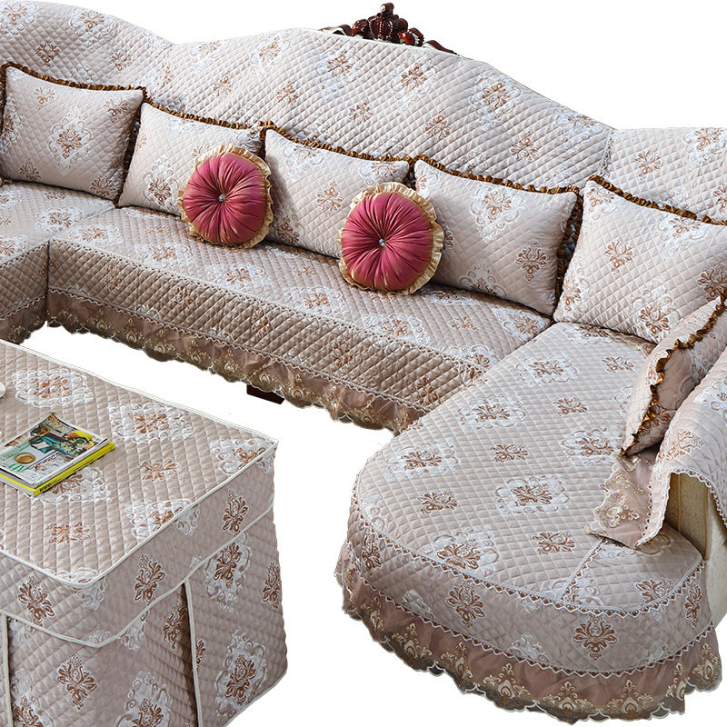 欧式沙发套罩全包布艺沙发四季U型套坐垫通用邮垫盖套贵妃万能包