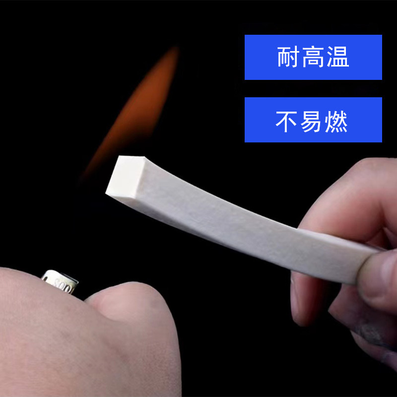 矽胶发泡方条海绵条耐高温密封防滑防冻条柔软高弹性白色胶条扁