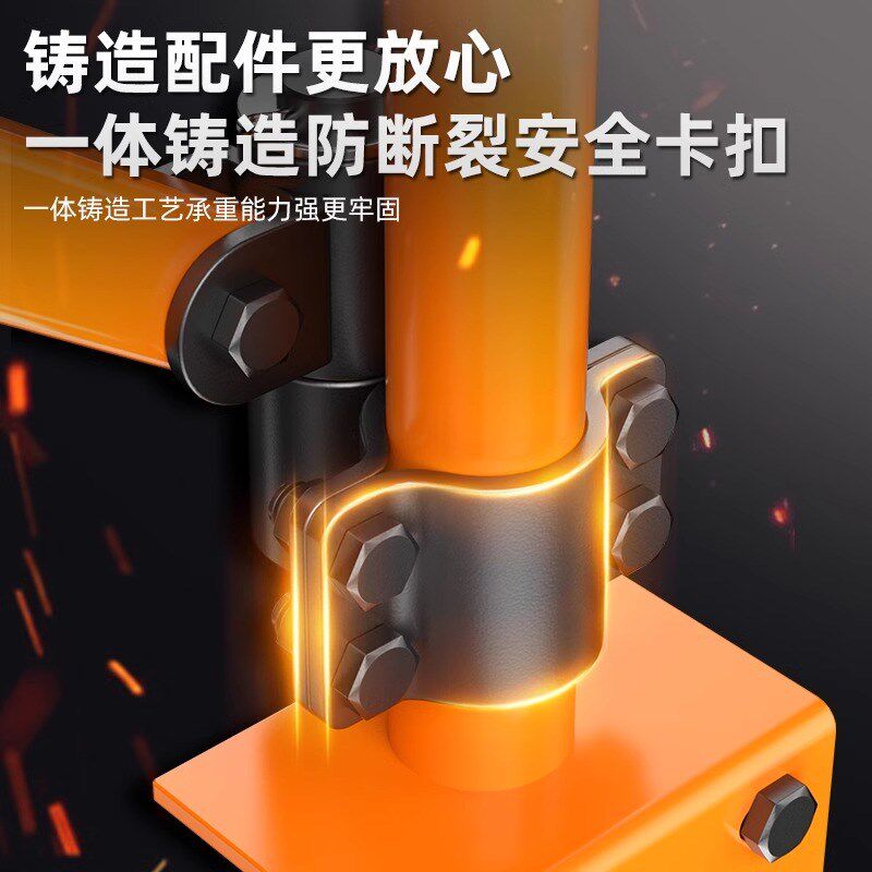 沪工微型电动葫芦支架重型葫芦支撑吊机提升机墙面墙壁旋转铁架子