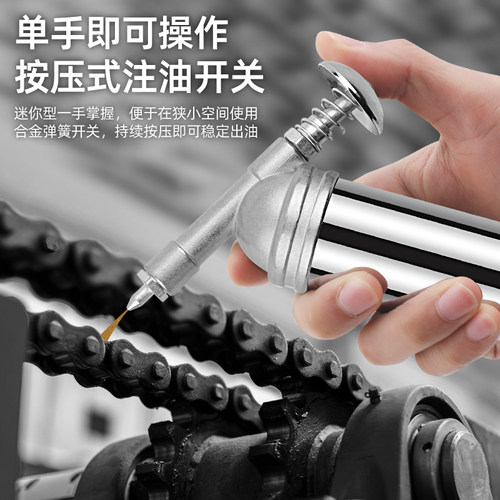 手动黄油枪高压迷你油加注器汽车80cc小型黄油机齿轮注油器牛油枪