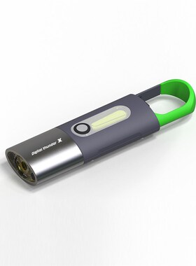 手电筒强光可充电式户外超亮远射小型迷你便携家用耐用手电白激光