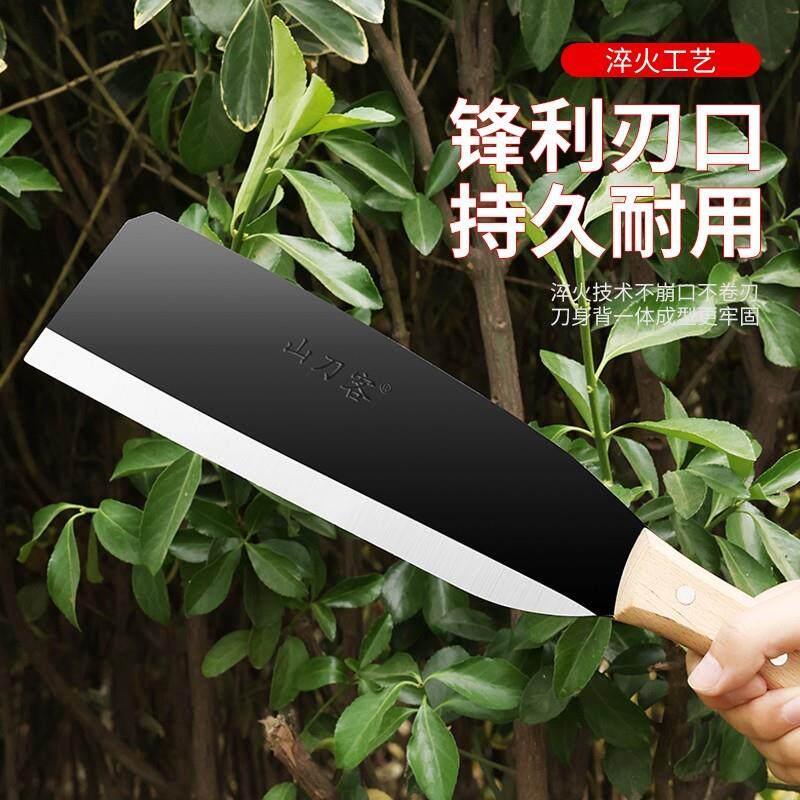 德国精工砍柴刀弯刀户外纯手工锻打野外生存重型开路长柄锰钢农民