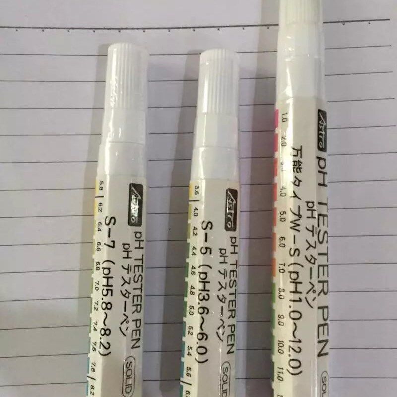 日本测试笔测量纸张布料固体表面PH值酸碱笔纸张笔白布笔面料检测