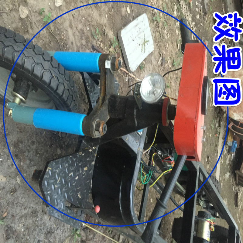 电动三轮车  矿山农用三轮车 建筑工地前叉方向盘前减震转向总成