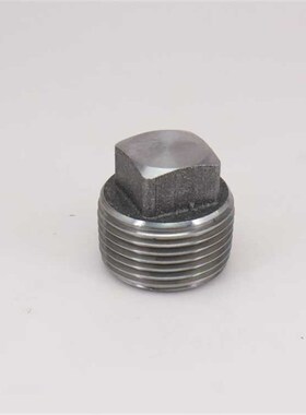 20#碳钢堵头 Q235高压外四方实心堵头油塞闷头RC外丝管塞NPT