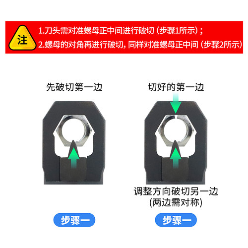 液压螺帽破开器破切器YPD24/27/30切开生锈螺帽取出螺丝拆卸工具