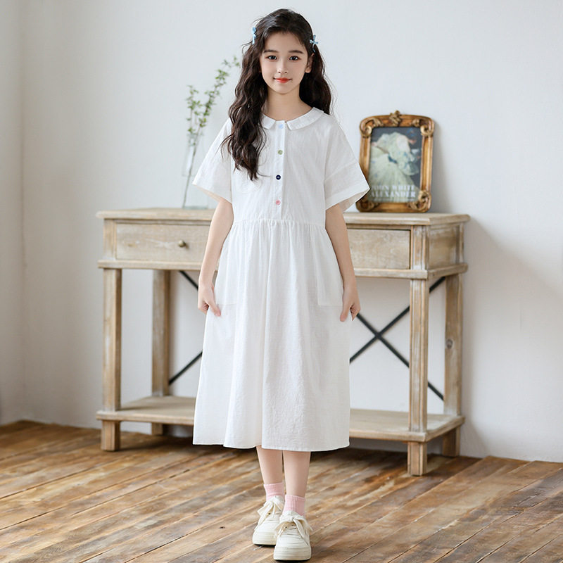 2026新款中大童女童连衣裙裙连衣裙