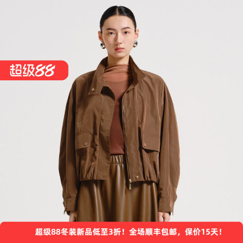 老钱高级感百搭短款工装休闲外套