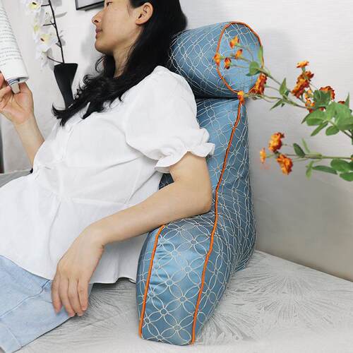 靠背垫老人床头靠枕护颈护腰飘窗座椅后背靠椅垫脊椎健康加高靠背