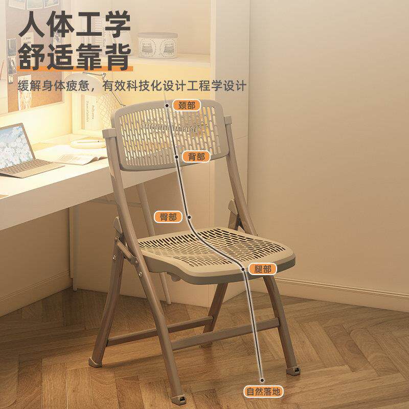 简YXL-012易凳子培训靠背椅塑料家用宿餐椅舍叠椅子折携办公会议