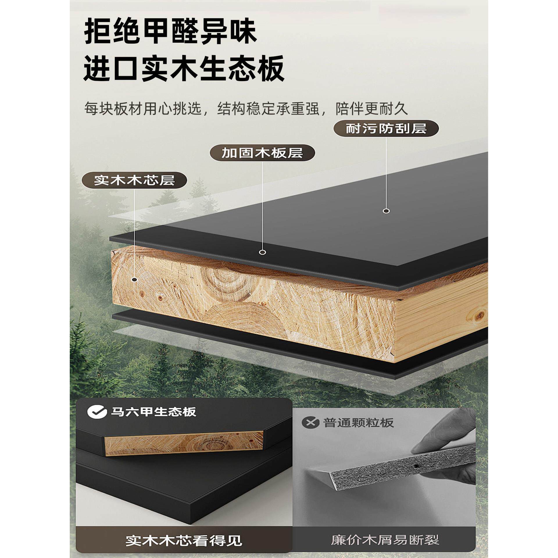 色电视柜茶CZJ01001组合客厅家用储物柜黑收纳落柜极简新款实几木