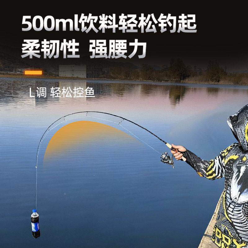 路滑竿大亚导环远投专用路滑竿高碳素滑超轻路亚竿单竿漂竿车纺轮