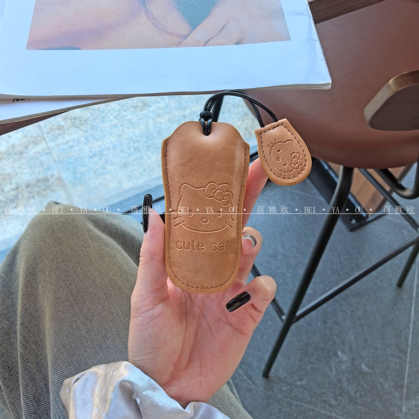 适用于保时捷汽车钥匙套卡宴718男macan女帕拉梅拉扣taycan壳皮包