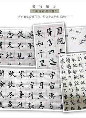 赋比兴宣纸 加厚米字格宣纸书法专用纸 回宫格毛笔字楷书学生初学