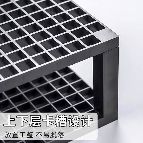 画笔架多空组合式白色塑料圆形便携可拆手绘画笔筒固定笔夹晾笔架