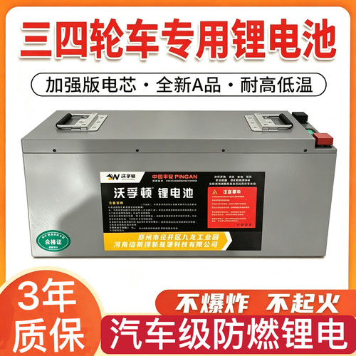 电动车磷酸铁锂锂电池48V60V72V三轮四轮大功率强动力锂电瓶