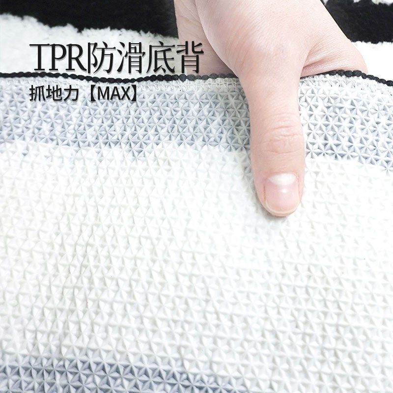地毯卧室萌兔植绒床边毯可爱房间卡通毯地垫衣帽间儿童房防滑脚垫